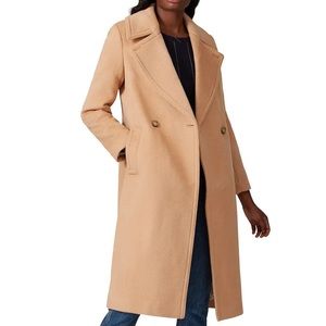 Club Monaco Daylina Wool Coat - Camel